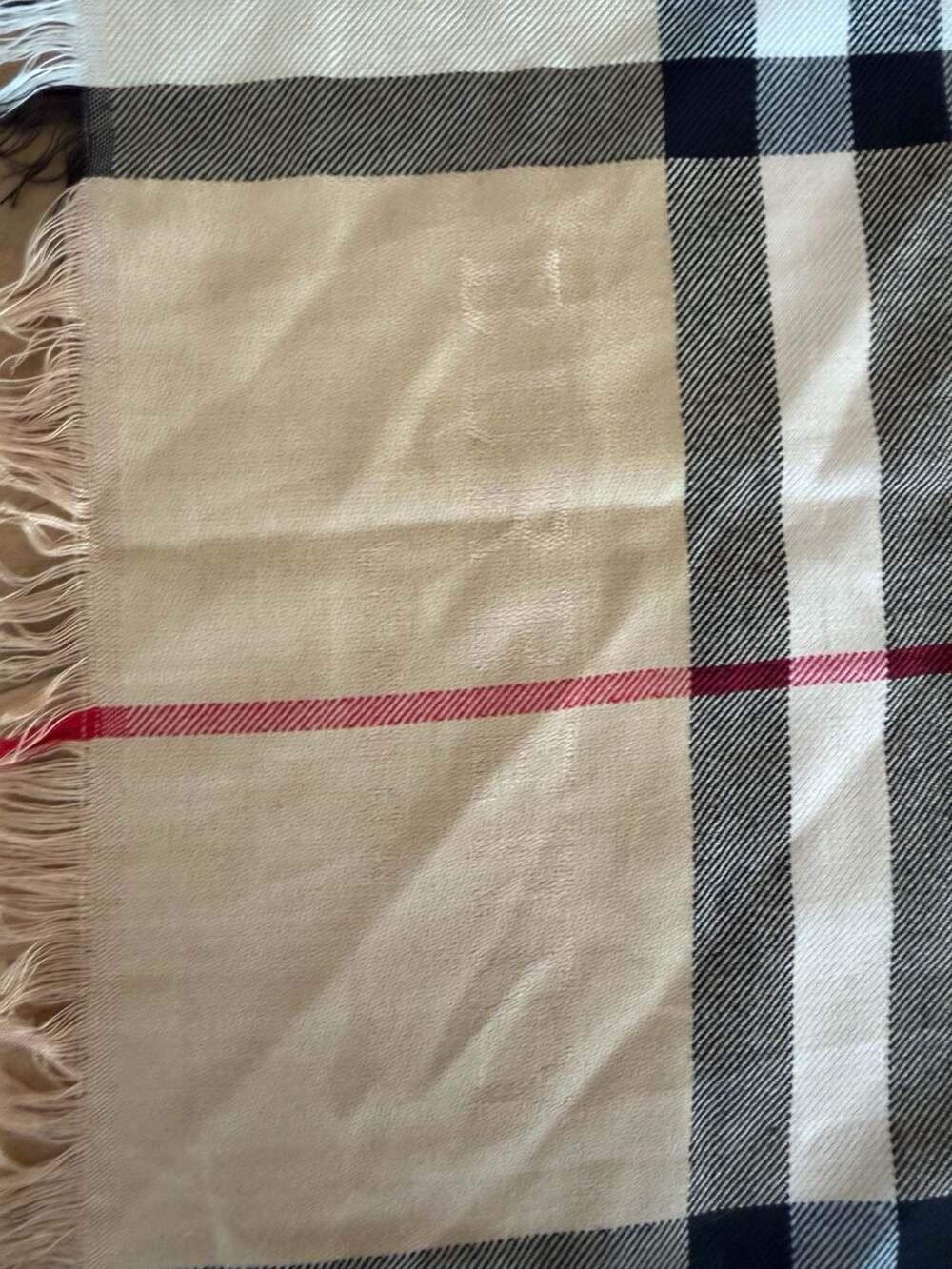 Burberry London 100% Cashmere Giant Check Scarf Made in England - Picture 11 of 16